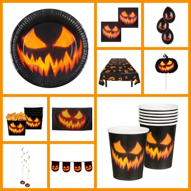 Espeluznante Maxi Party Box Calabaza 