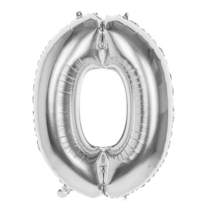 Chiffe Globo gigante Plata 0 - 86 cm 