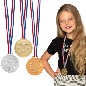 medallas de podio: oro, plata, bronce