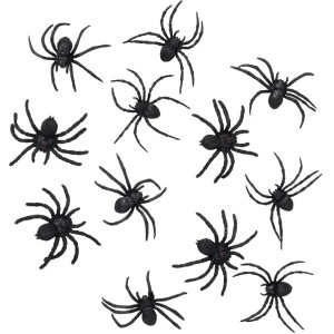 Juego de 12 araas (6 cm)