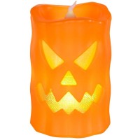Vela LED Calabaza (10 cm)