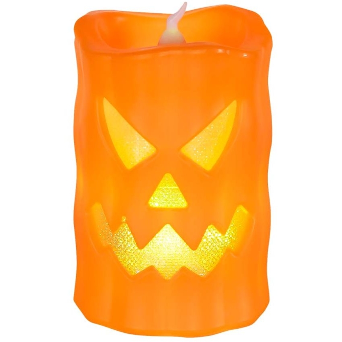 Vela LED Calabaza (10 cm) 
