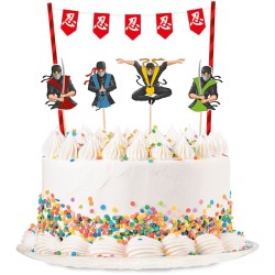 Kit de decoracin de pasteles ninja. n1