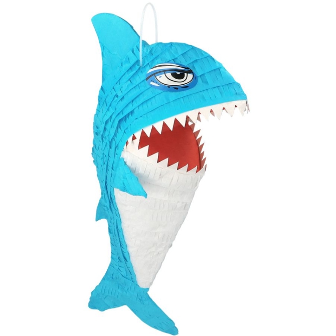 Piñata de tiburón enojado 