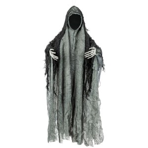 Pequeo fantasma negro sin rostro decorativo