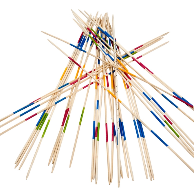 Juego gigante de madera Mikado (90 cm) 