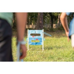 Juego de escalera y tiro al blanco con anillos. n�5