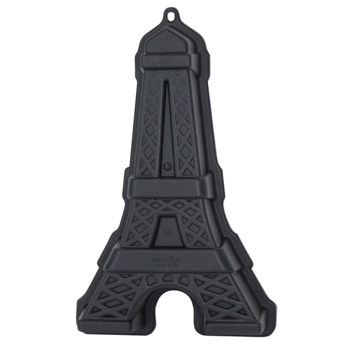 Molde flexible Torre Eiffel negra 