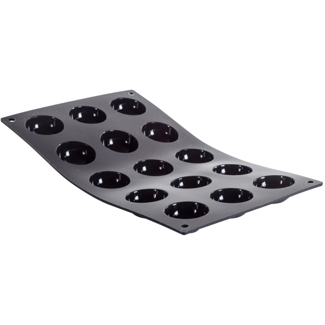Molde flexible Moul'Flex 15 medias esferas (4 cm) 