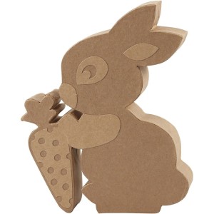 Conejo para Decorar (18 cm) - Cartn