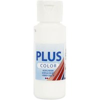 Pintura acrlica Plus Color (60 ml) - Blanco