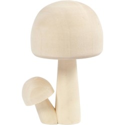 Setas de Madera Dobles Grandes. n1