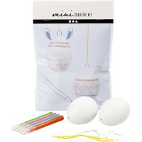Kit creativo de mini huevos de Pascua Decoracin para colgar