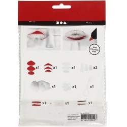Mini kit de bricolaje - 3 setas venenosas para colgar. n°2