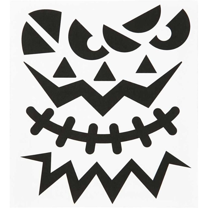Pegatinas de Halloween - Caras 