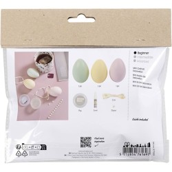 Kit de bricolaje: Huevos de Pascua en tonos pastel. n�1