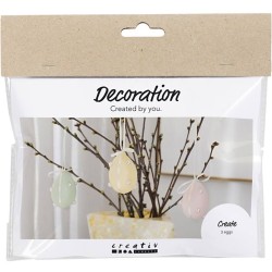 Kit de bricolaje: Huevos de Pascua en tonos pastel. n�3