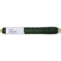 Bobina de alambre de acero recubierto de pl�stico � Verde. n�1