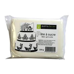 Pasta de azcar de vainilla blanca Patisdcor 250g