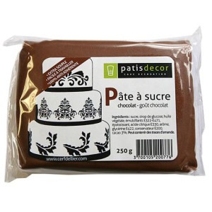 Pasta de azcar de chocolate Patisdcor 250g