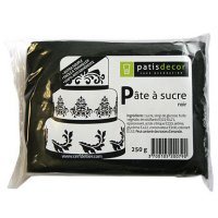 Pasta de azúcar negra Patisdécor 250g