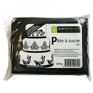 Pasta de azcar negra Patisdcor 250g