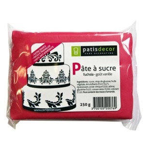 Pasta de azcar Fuchsia Patisdcor 250g