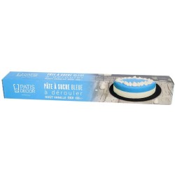 Pasta de azúcar azul para desenrollar (430 g). n°1