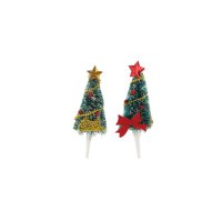 2 palillos para rboles de Navidad en 3D