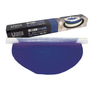 Pasta de azcar azul Marino para desenrollar (430 g)