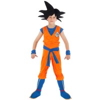 Disfraz Dragon Ball Z Goku Saiyan Talla 5-6 aos