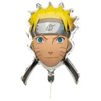 Globo gigante de aluminio con cara Naruto Shippuden - 71 cm