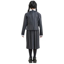 Disfraz Uniforme Negro / Gris Mircoles. n1
