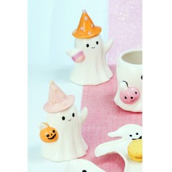 1 Fantasma de Cer�mica con Sombrero Estrellado Summerween. n�1