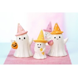 1 Fantasma de Cer�mica con Sombrero Estrellado Summerween. n�2