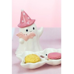 1 Fantasma de Cer�mica con Sombrero Estrellado Summerween. n�3