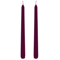 Set de 2 Velas Flambeau Color Ciruela