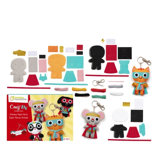 Caja Creativa Mini Couz IN Super Hero Animals 