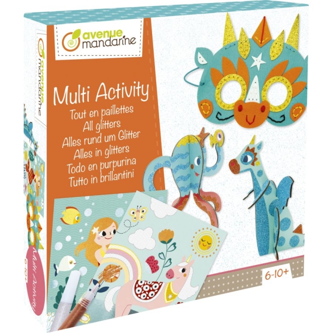 Caja creativa - Todo purpurina 
