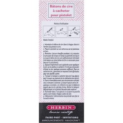 Blíster de 6 barras de cera para pistola - Pearly Pale Pink. n°1