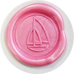 Blíster de 6 barras de cera para pistola - Pearly Pale Pink. n°2