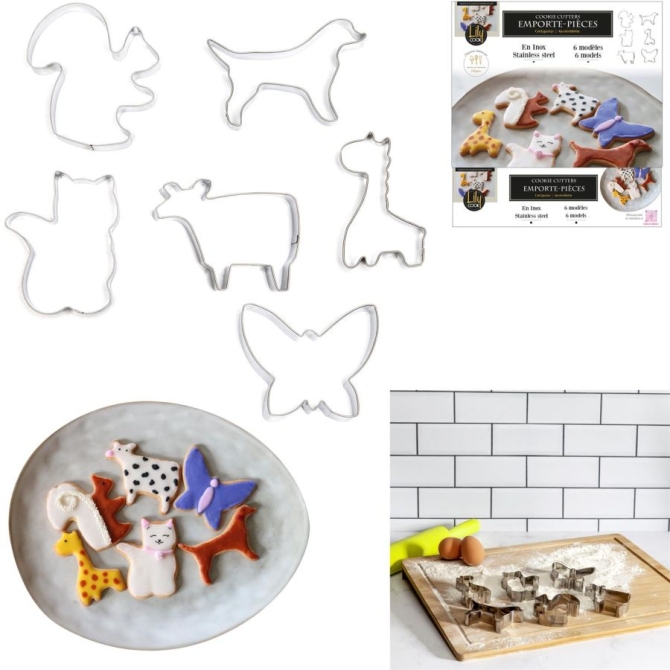 cortador de galletas de animales 