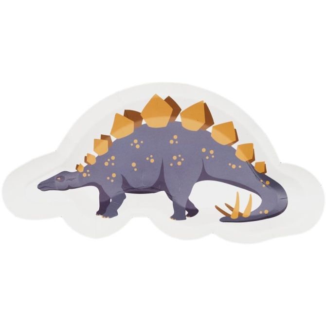 6 placas Dino ROAR! 