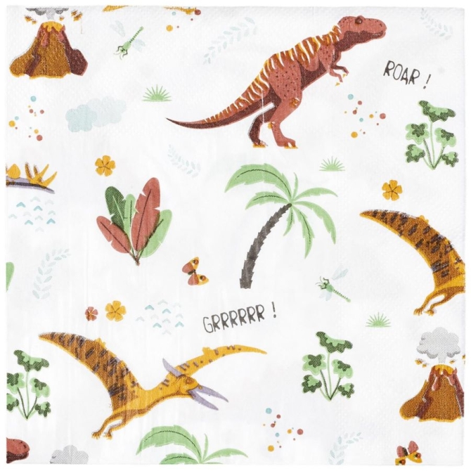 20 toallas Dino ROAR! 