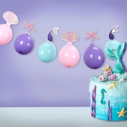 Guirnalda de globos de sirena. n1