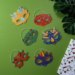 6 mscaras de dinosaurio rugido!. n1
