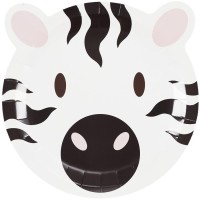 6 Platos Sabana - Cebra