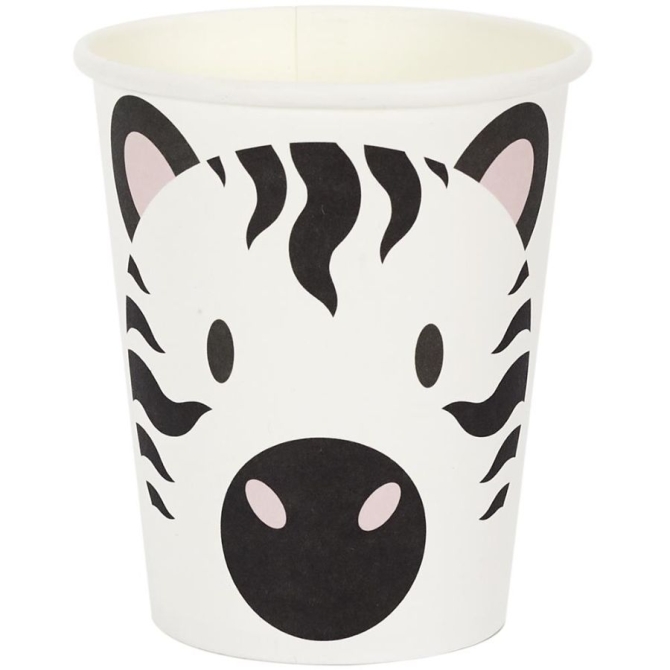 6 Tazas Sabana - Cebra 