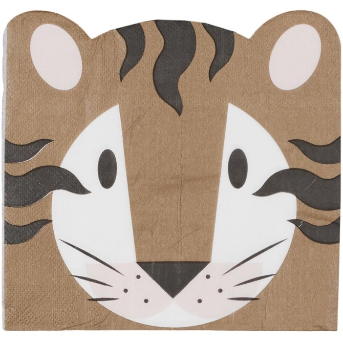 20 Servilletas Sabana - Tigre 