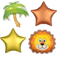 Kit 4 Globos Foil Sabana - Len